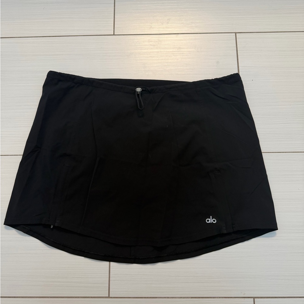 ALO Yoga Black Athletic Skort